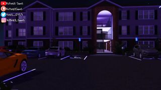 Booty Intruder destroying Black gay sims 4 cartoon fuck