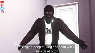 Booty Intruder destroying Black gay sims 4 cartoon fuck