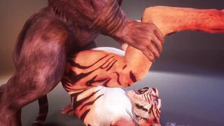 Minotaur facefart tiger boy first facesit cumshot wild life gay furry