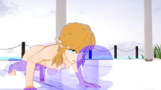 Link Gets Femboy Face fucked till Creamy Loads
