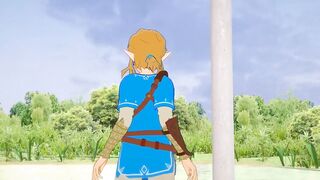 Link Gets His Big Dick Wrecked in Raw Yaoi Handjob