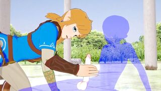 Link Gets His Big Dick Wrecked in Raw Yaoi Handjob