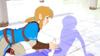 Link Gets His Big Dick Wrecked in Raw Yaoi Handjob