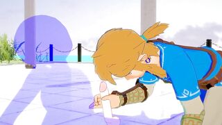 Link Gets His Big Dick Wrecked in Raw Yaoi Handjob