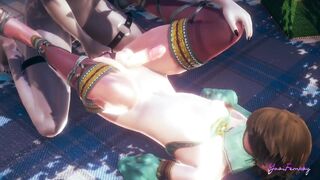 Zelda Yaoi Link fucked Missionary his tight ass creampied