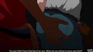 Kaue destroyed by two black studs at gas station Rough breeding threesome deepthroat