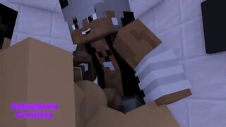 Straight friends destroyed by fiery Jenny mod big cock raw gay Minecraft