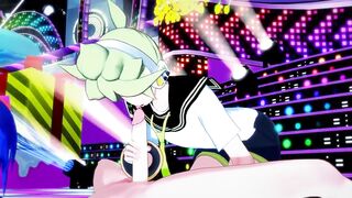 Len x Kaito's Blowjob Pounding Asian Cock Gets Creampie