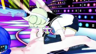 Len x Kaito's Blowjob Pounding Asian Cock Gets Creampie