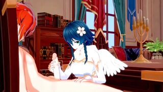 Diluc Gets Fisted by Venti’s Big Dick YAOI Hard Anal Creampie
