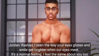 Straight guy gets destroyed by huge black cock in first gay sims4 fuck