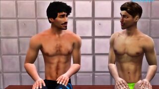 swimmer gets drilled in sims 4 pool gangbang