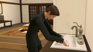 The boy empties his owner’s eggs in wicked whims gay sweet blowjob