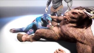 Monster cock destroys hungry ass with two thick loads