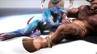 Monster cock destroys hungry ass with two thick loads