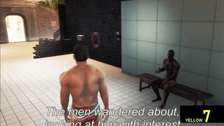 Hairy Dude's First Time Anal in Shower Fantasy