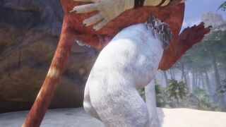 Two Lions Cum On Each Other POV Rough Furry Sex Animation