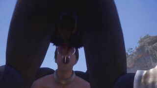 Wolf Gets Destroyed by Gay Cute Guy Wild Furry Blowjob Cum