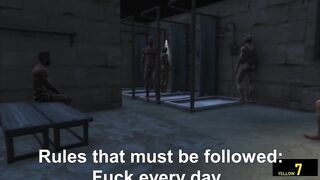 Hot Male Prison Rough Fuck Destroyed in the Showers