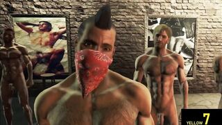 Hot Male Prison Rough Fuck Destroyed in the Showers