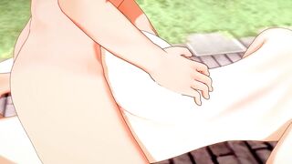 Tartaglia and Chongyun rough anal creampie with big dick blowjob