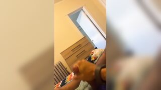 Teen twink strips quick cum fountain blasts