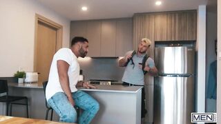 William Seed strips bare for Mateo Zagal and gets destroyed by his huge cock