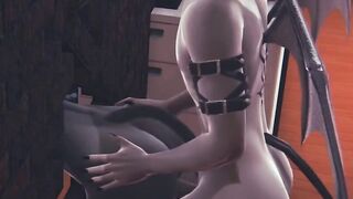 Zhongli gets railed raw and cum-filled in furry yiff threesome