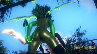 Dragon Rough Creampies Furry Rabbit Gets Destroyed