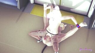 Harley Quinn Femboy Queen of Positions Creampie Rough Threesome
