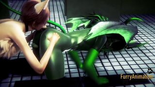 Cute Fox & Dragon Yiff Outside Public Furry Yaoi Rough Hard