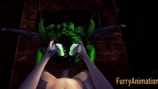 Furry dragon blowjob yaoi creampie gushes down throats