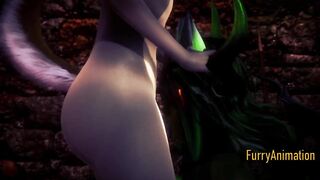 Furry dragon blowjob yaoi creampie gushes down throats