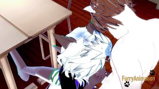 Furry yaoi shark sucks horse raw yiff