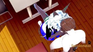 Furry yaoi shark sucks horse raw yiff