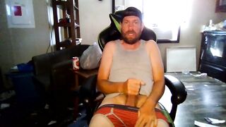 Disabled cutie jacking off with a tenga cup until thick cum drips everywhere