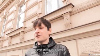 Straight guy gets destroyed by big Czech cock in the ass for money