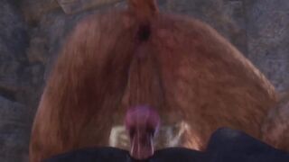 Gay Lion And Wolf Go Wild On Beach Cum Dump in Mouth