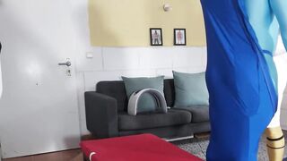 Dr Spandex Raw Fucks Ultra Man Gushing Spandex Cum