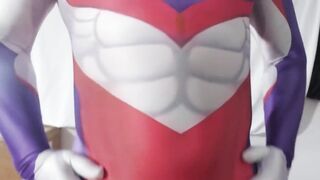 Dr Spandex Raw Fucks Ultra Man Gushing Spandex Cum