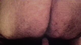 Rainy Day Bear Dad Chokes Guzzling Fat Cock Toys Cum Flood
