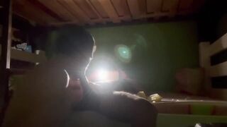 Uncle's Bunkbed Twink Ass Destroyed by Daddy Huge Cock Gushing Creampie