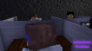 Boss Rips Femboy Ass Bareback Over Office Desk Minecraft