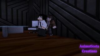 Boss Rips Femboy Ass Bareback Over Office Desk Minecraft