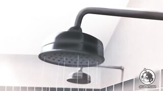 Tamaki Destroys Mirio's Jock Hole in Gym Shower Cum Flood