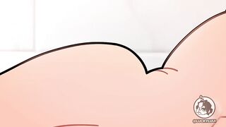 Tamaki Destroys Mirio's Jock Hole in Gym Shower Cum Flood