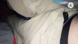 Stepbro's Midnight Monster Cock Grip Destroyed Virgin Hand Gushing Cum Flood