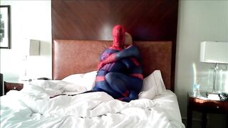 Stocking Mask Spiderman Humps Toy Doll Cum Gushing Destroyed