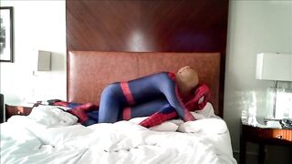 Stocking Mask Spiderman Humps Toy Doll Cum Gushing Destroyed
