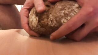 Bread Loaf Fucked Raw Gushing Cum Destroyed Hole